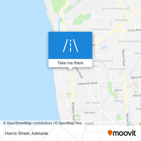 Harris Street map