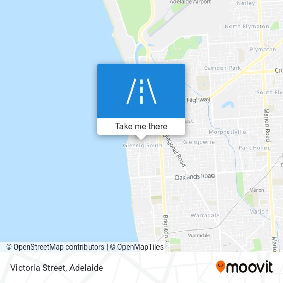 Victoria Street map
