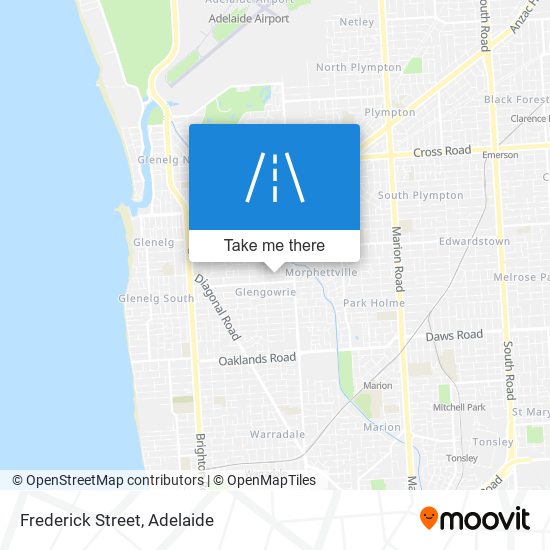 Frederick Street map