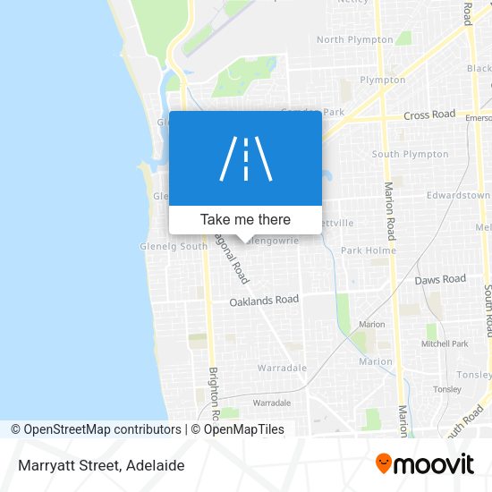 Marryatt Street map