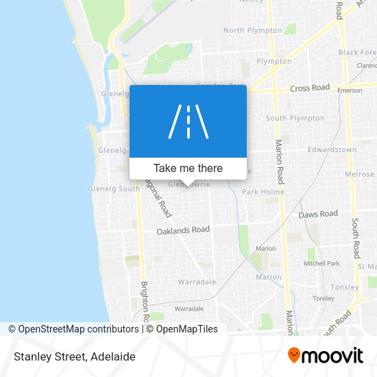 Stanley Street map