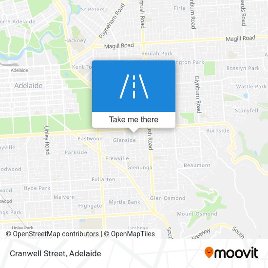 Cranwell Street map