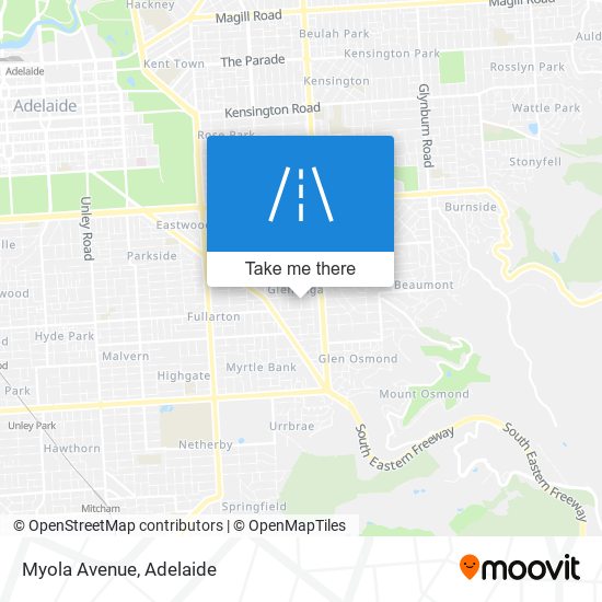 Myola Avenue map