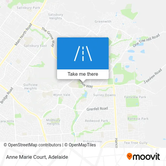 Anne Marie Court map