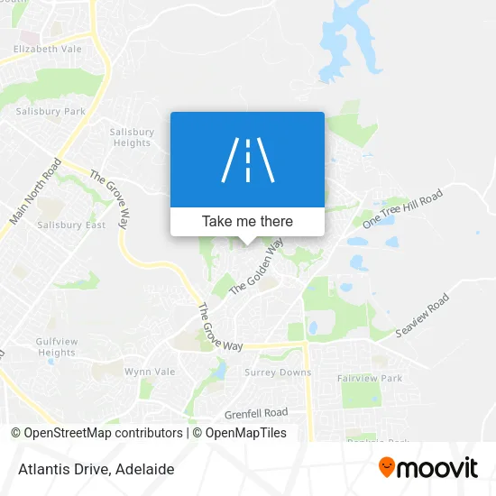 Atlantis Drive map