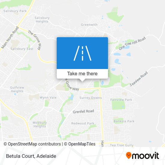 Betula Court map