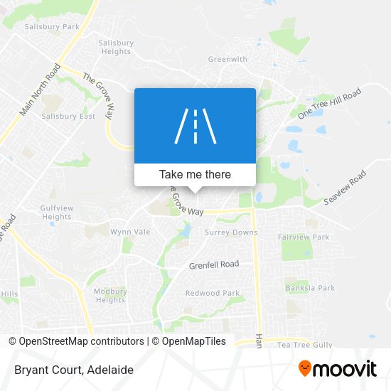 Bryant Court map