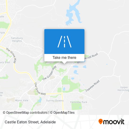 Castle Eaton Street map