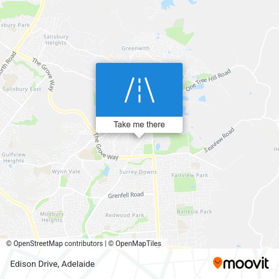Edison Drive map