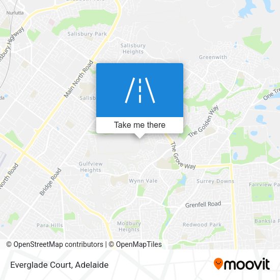Everglade Court map