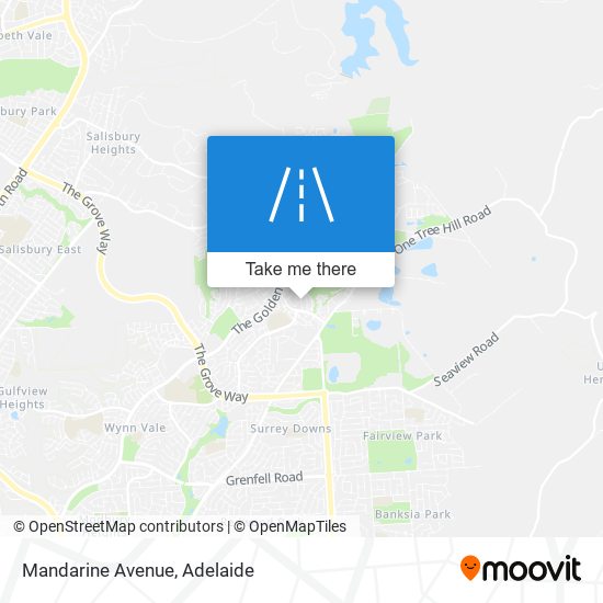 Mandarine Avenue map