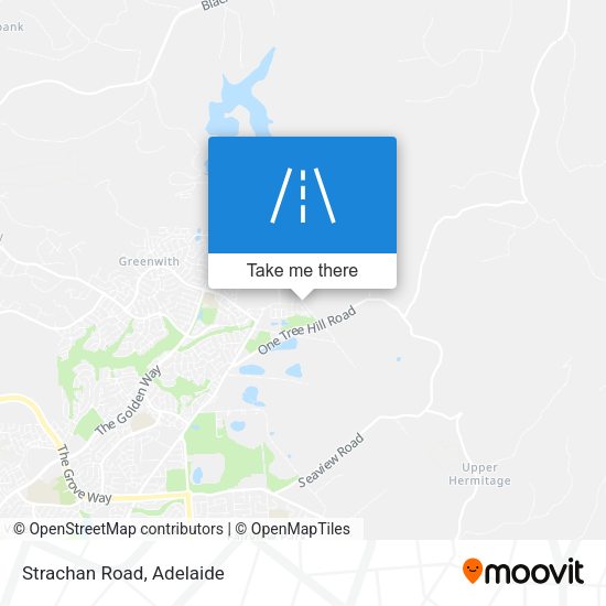 Strachan Road map