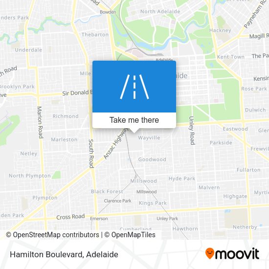 Hamilton Boulevard map