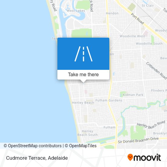 Cudmore Terrace map
