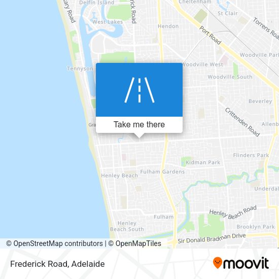 Frederick Road map
