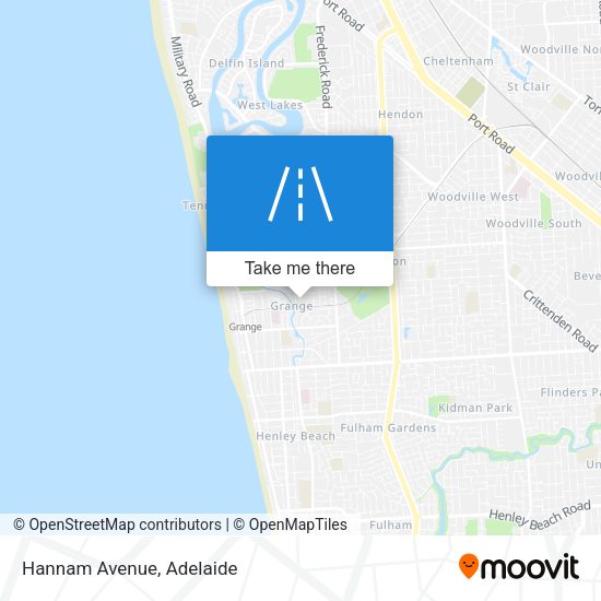 Hannam Avenue map