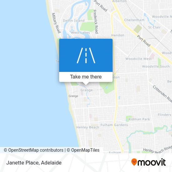 Janette Place map
