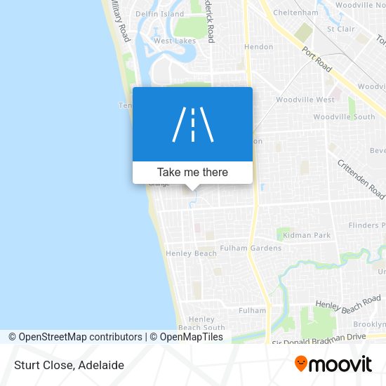 Sturt Close map