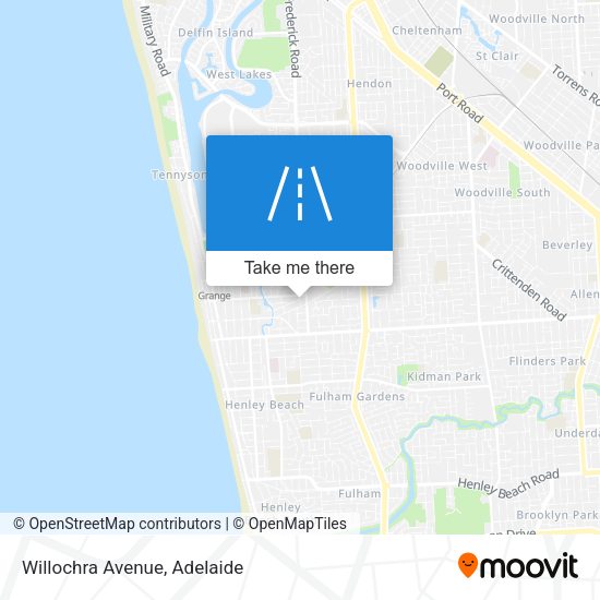 Willochra Avenue map