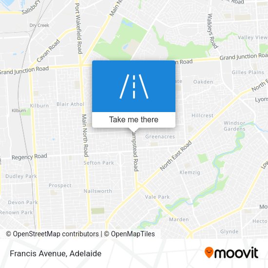 Francis Avenue map
