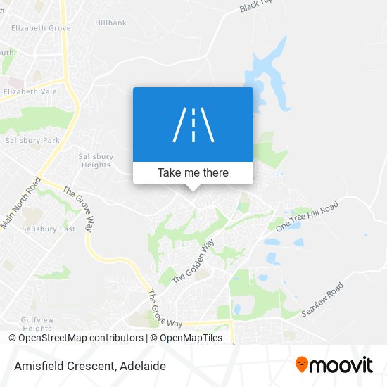 Mapa Amisfield Crescent