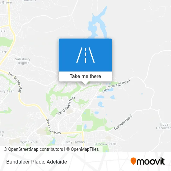 Bundaleer Place map