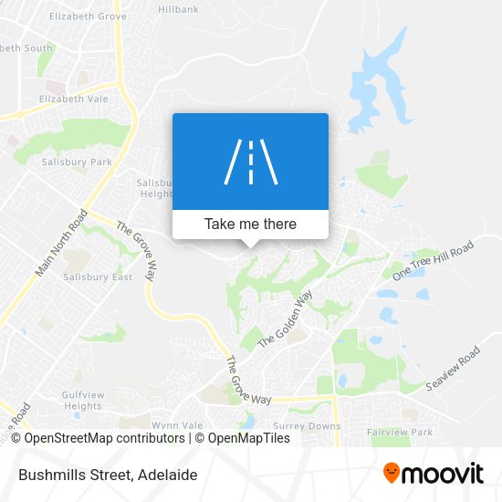 Bushmills Street map