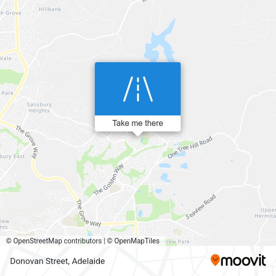 Donovan Street map