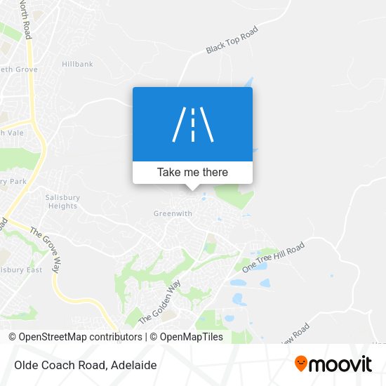 Olde Coach Road map