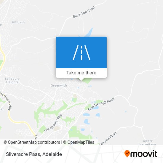 Silveracre Pass map