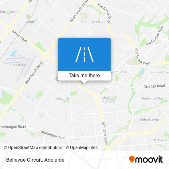 Bellevue Circuit map
