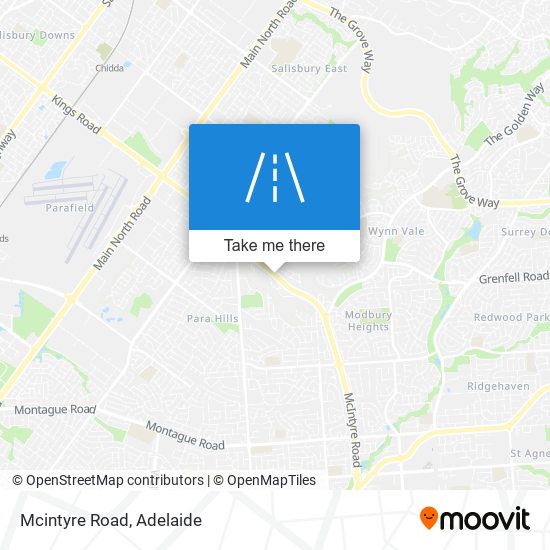 Mcintyre Road map