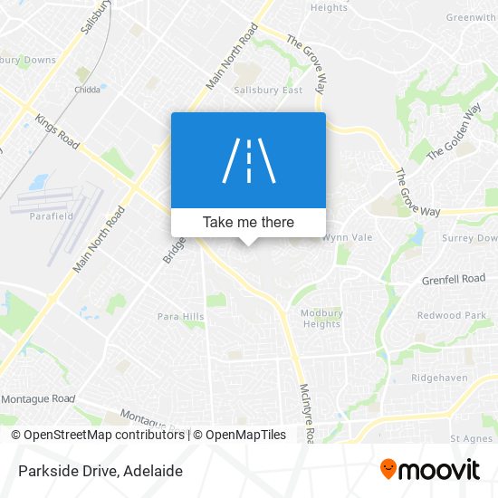 Parkside Drive map