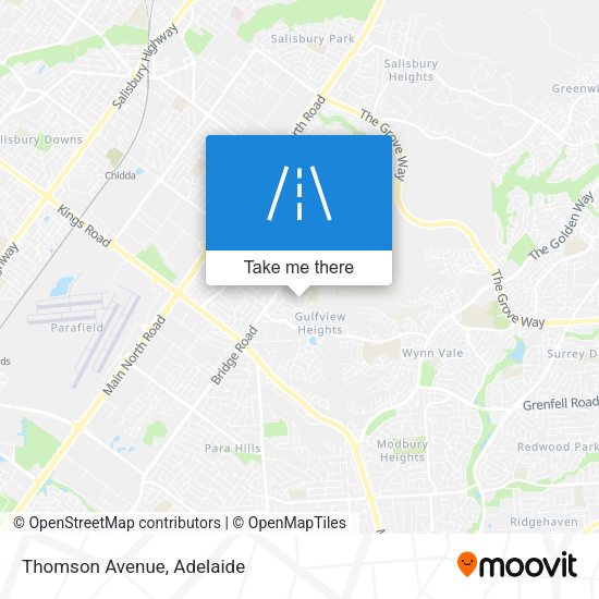 Thomson Avenue map