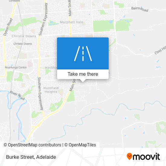 Burke Street map