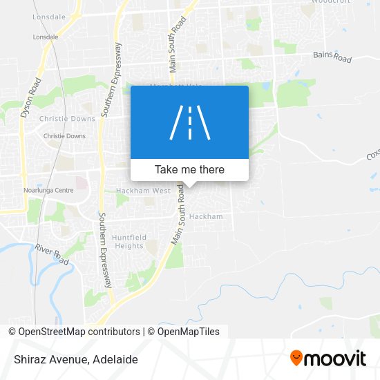 Shiraz Avenue map