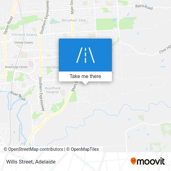 Wills Street map