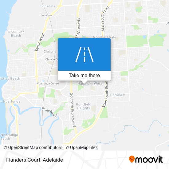 Flanders Court map