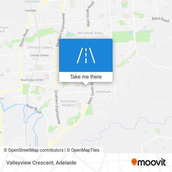 Valleyview Crescent map