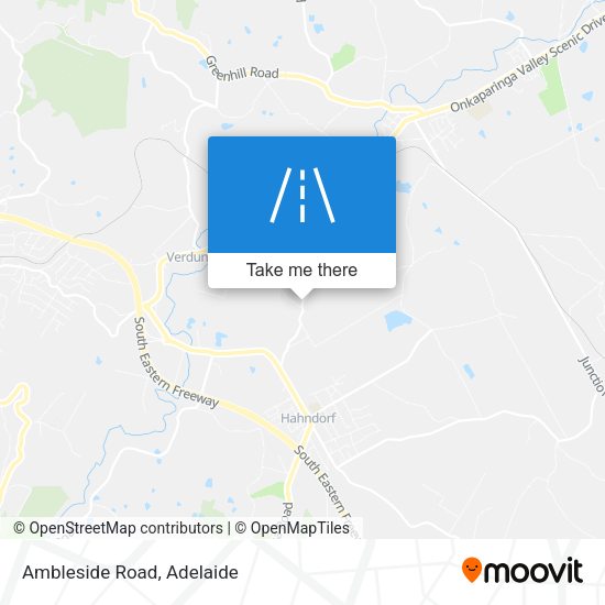 Ambleside Road map