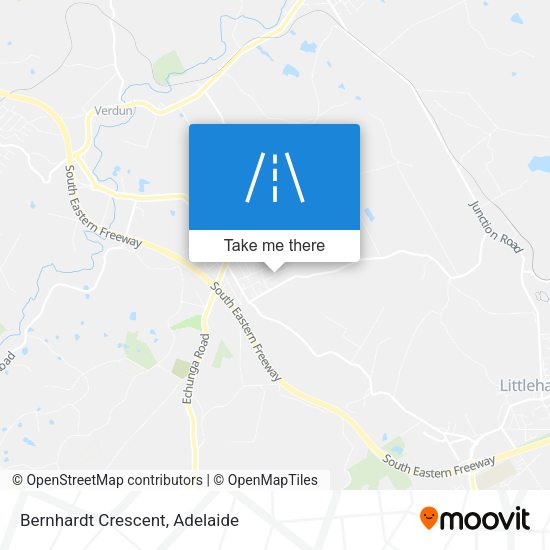 Bernhardt Crescent map