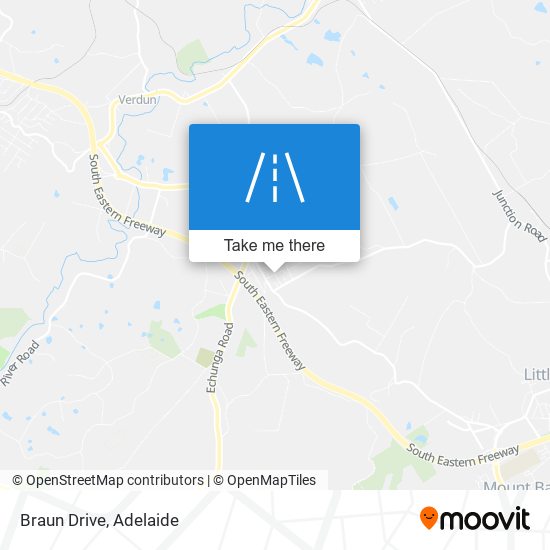 Braun Drive map