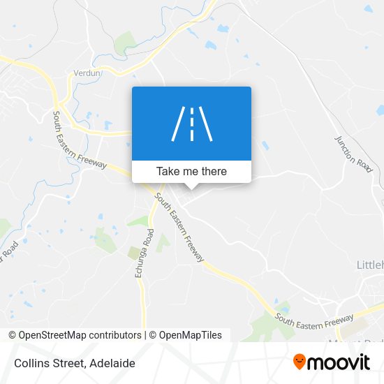 Collins Street map