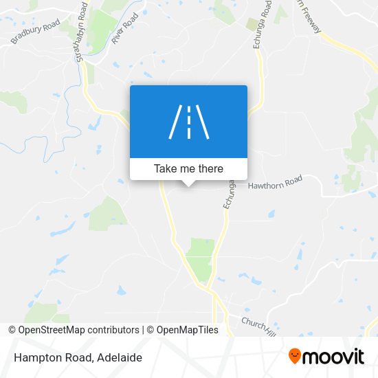 Hampton Road map
