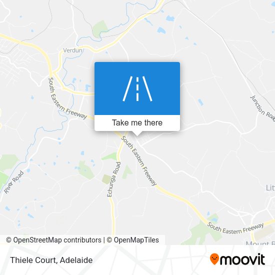 Thiele Court map