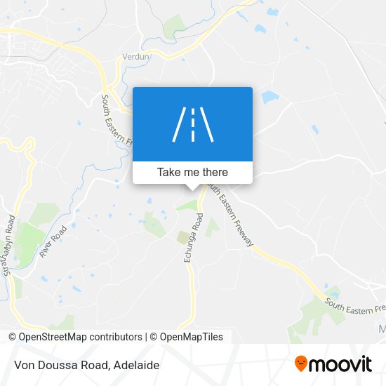 Von Doussa Road map