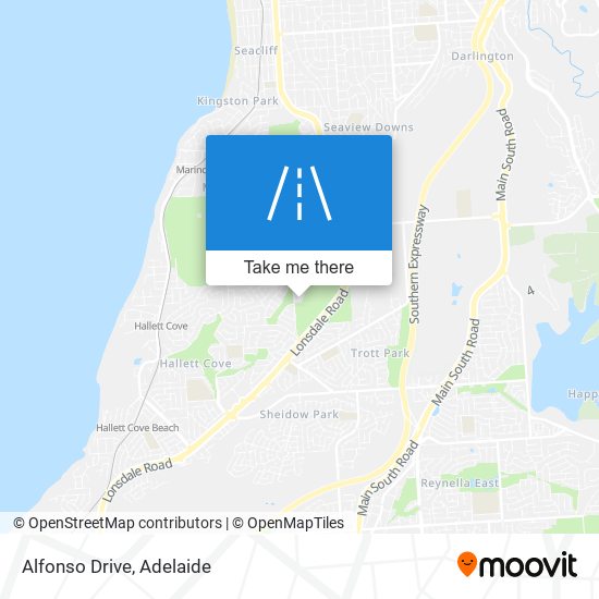 Alfonso Drive map