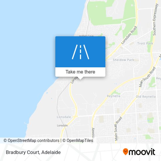 Bradbury Court map