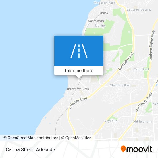 Carina Street map