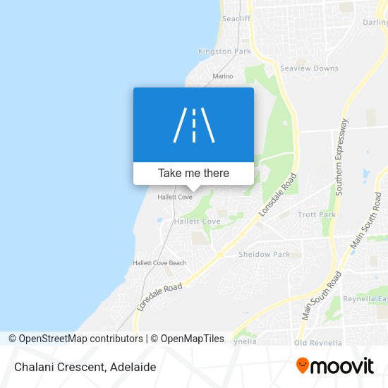 Chalani Crescent map